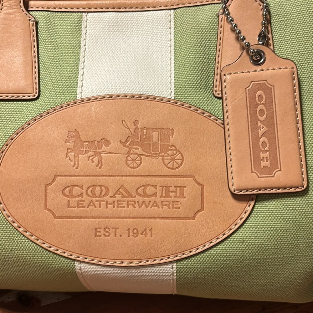 Coach 10th Anniversary Hampton Archive Satchel - Picture 2 of 10